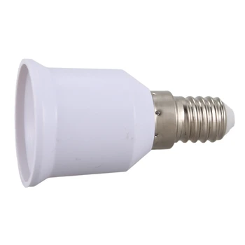 10 шт. Винт для основания адаптера E14, E27, преобразователь гнезда для светодиодной лампы, белый