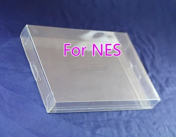 10шт пластиковый ПЭТ для NES Защитный чехол для игровых коробок Nintendo Прозрачный для 8-битных игровых коробок для NES CIB games