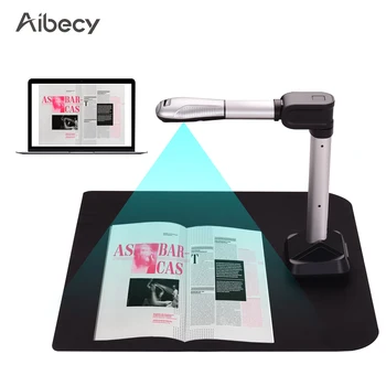 Aibecy USB Document Camera Scanner Capture Формата A3 HD 16 Мегапикселей Высокоскоростной Сканер со Светодиодной Подсветкой для Набора Водяных Знаков для Книг