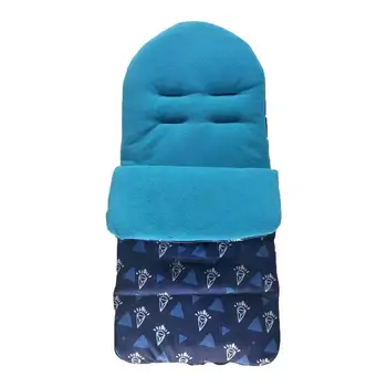 Зимний толстый теплый детский спальный мешок, универсальная сумка для переноски, чехол для ног коляски, утолщающий чехол для ног