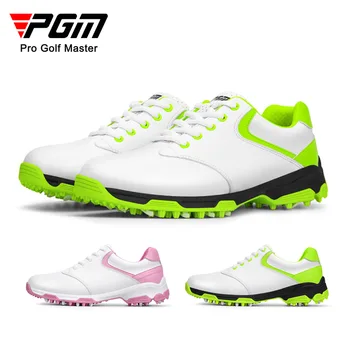 Обувь для гольфа PGM, женская обувь, нескользящая обувь для ногтей, водонепроницаемая, дышащая, удобная и мягкая
