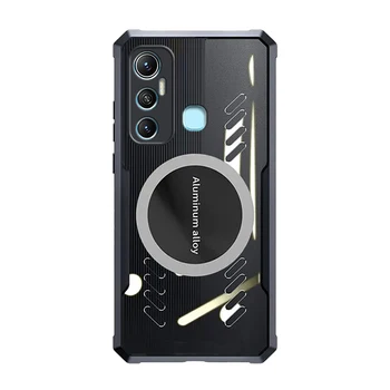 Чехол для телефона Gamer для Infinix Hot 11, графеновый чехол для отвода тепла, восемь отверстий, дышащий Прозрачный тонкий корпус