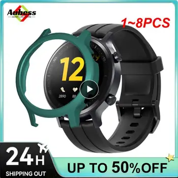 1-8 шт. Защитный чехол для ремешка Realme Watch, чехол для смарт-часов, бампер для ПК, Пластиковый протектор, сменный корпус для часов, жесткий каркас