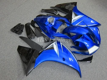 Новый Комплект Обтекателей Мотоцикла ABS Подходит Для YAMAHA R1 2009 2010 2011 09 10 11 Комплект кузова Синий Черный Блестящий На Заказ