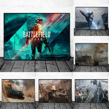 Игровые плакаты Battlefield 2042, холст, живопись, плакаты и принты, настенные художественные картины для гостиной, домашнего декора, Cuadros Без рамки