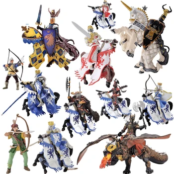 Средневековый рыцарь, Лошадь, Лучник, Копье, Дракон, Имитационная модель животного, Украшения, Детские игрушки