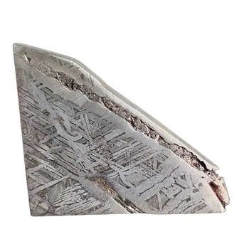 Кусочек железного метеорита Muonionalusta, образец натурального метеоритного материала, коллекция образцов железного метеорита