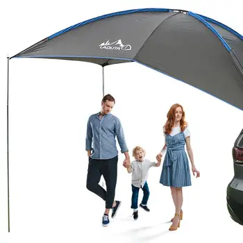 Тент на крыше автомобиля, Водонепроницаемый, устойчивый к разрыву, Автоматическая палатка для кемпинга, Прочный Боковой тент, Палатка для защиты от ультрафиолета для внедорожника MPV, Пляжная туристическая палатка
