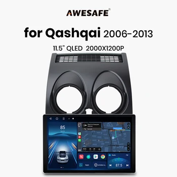AWESAFE X7 PRO 11,5 “2K AI Voice Беспроводной CarPlay Android Авторадио для Nissan Qashqai J10 2006-2013 Мультимедийное авторадио