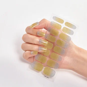 Множество стилей 16 насадок для наращивания ногтей Наклейки Насадки для наращивания Наклейки для маникюра Типсы для ногтей Принадлежности для украшения ногтей