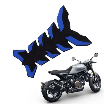 Накладки на бак для мотоцикла с 3D рисунком рыбьей кости, декор автомобиля, Внешняя наклейка, Самоклеящаяся защитная наклейка, наклейка на мотоцикл, наклейки