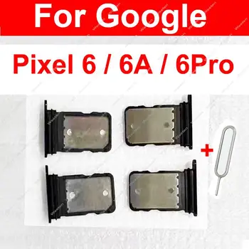 Для Google Pixel 6 6Pro 6A Лоток для sim-карт Разъем для чтения карт Micro SD Замена SIM-карты
