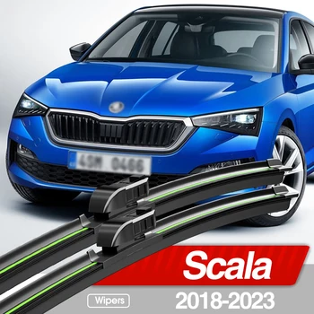 Для Skoda Scala 2018-2023 Щетки стеклоочистителя переднего стекла 2 шт. Аксессуары для окон на ветровом стекле 2019 2020 2021 2022