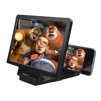 3D HD Movie Видеоусилитель Экрана Увеличитель Мобильного Телефона со Складным Держателем Подставкой для iPhone и всех других Смартфонов
