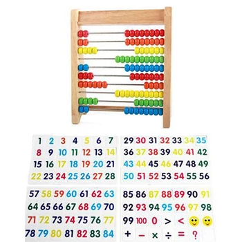 Детские учебные пособия по арифметике Расчетная рамка Счеты Учебный инструмент Обучающая рамка
