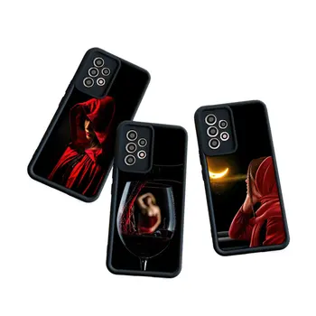 Сексуальный чехол для телефона с красной девушкой для POCO F5 M3 X3 X4 X5 GT Pro для Xiaomi 11 LITE 5G NE All-inclusive Anti-drop Soft Cover Coupe
