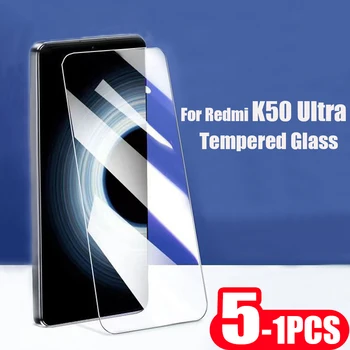 5-1 шт. 9H Для Redmi k30s защитная пленка для экрана телефона из закаленного стекла k50 k40 k30 pro plus Gaming Ultra k50i k40s k30i Прозрачная пленка