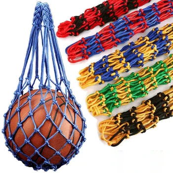 1 шт. сумка для футбольной сетки, нейлоновая сумка для хранения Bold, переносное оборудование для переноски одного мяча, спортивная сумка для спорта на открытом воздухе, футбола, баскетбола, волейбола