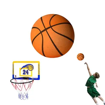 Бесшумный баскетбольный мяч для дриблинга в помещении Бесшумный мяч для тренировок в баскетбол из мягкого полиуретана Бесшумный баскетбол для занятий в помещении Дети Подростки