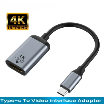 4K USB C-совместимый кабель VGA/DP/HDMI/Mini DP Type C-адаптер HDM Thunderbolt 3 для MacBook Pro Samsung S20 4K UHD USB-C