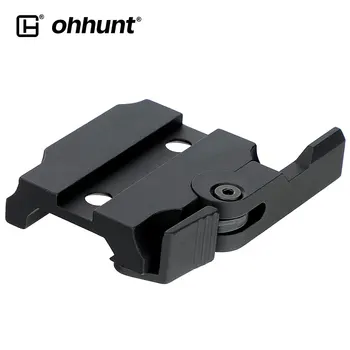 ohhunt QD Autolock Быстроразъемный Адаптер Для Крепления Металлического Компактного Крепления подходит для Охотничьего Прицела Red Dot с основанием 21 мм Picatinny