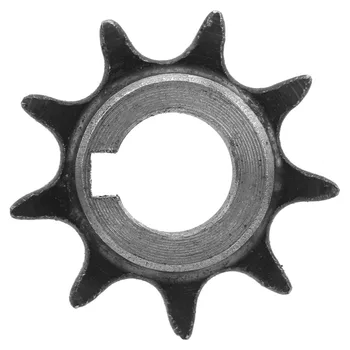 06B 9 Зубьев с пазом под ключ, внутренний диаметр 10 мм, Стальная звездочка мотор-редуктора, Аксессуар