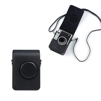 Сумка для Фотоаппарата Fujifilm Instax Mini EVO Instant Film Camera Case Из Искусственной Кожи, Защитная Сумка С Ремешками