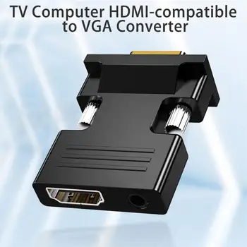 Удобный адаптер VGA для телевизора, легкий, широко совместимый, Компактный, универсальный адаптер VGA