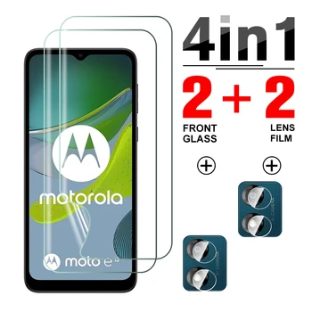 Передняя Гидрогелевая Пленка 4в1 4в1 Для Motorola Moto E13 Протектор Камеры Moto Rola E13 E 13 13E MotoE13 6,5 