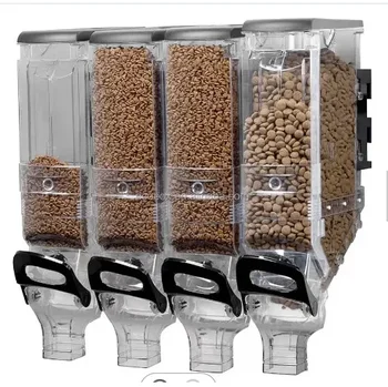 DS2268 Контейнеры для пищевых продуктов, диспенсер для зерновых конфет, кофейные зерна, ореховые закуски, диспенсер для сухих продуктов, настенный диспенсер для хлопьев