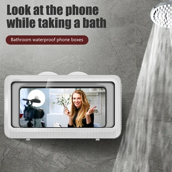 Новый Стиль, высококачественный чехол для телефона, настенный держатель для ванной, Водонепроницаемый, Осязаемый Чехол для хранения телефона, герметичный чехол, Портативный Органайзер