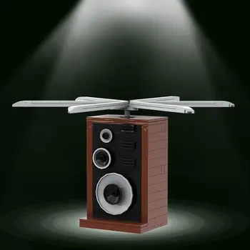 Набор строительных блоков Skibidi Toilet Toy, Фигурка-динамик с вертолетом, Набор Идей для создания летающего динамика в подарок (176 шт.)