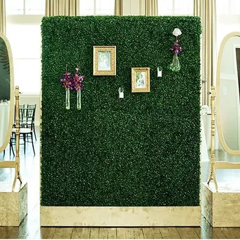 25x25 см Искусственный Миланский газон с эвкалиптово-зеленым растением для декора стен