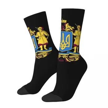 Осенне-зимние модные носки унисекс с флагом Украины, украинские нескользящие баскетбольные носки