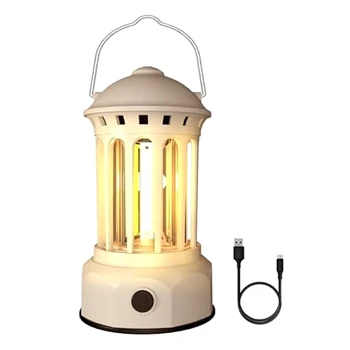Перезаряжаемый светодиодный фонарь для кемпинга на случай перебоев в подаче электроэнергии (бежевый) Простота установки Простота в использовании