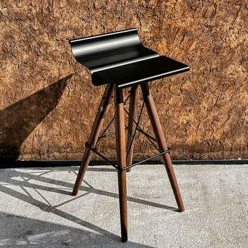 Роскошные металлические барные стулья, расслабляющий деревянный винтажный промышленный барный стул, точная копия Taburetes Altos Cocina Мебель для дома середины века