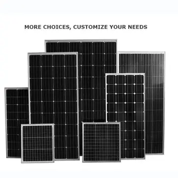 450 Вт 460 Вт 500 Вт 550 Вт 600 Вт высокоэффективная монокристаллическая кремниевая солнечная панель 1000 Вт цена для домашнего электричества Китай  