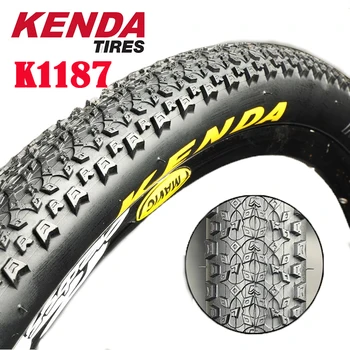 KENDA K1187 Комплект для горных велосипедов 24*/26/27.5/29*1.95 Велосипедная шина 65 фунтов на квадратный дюйм, Нескользящие Носимые MTB-шины, Носимые велосипедные запчасти