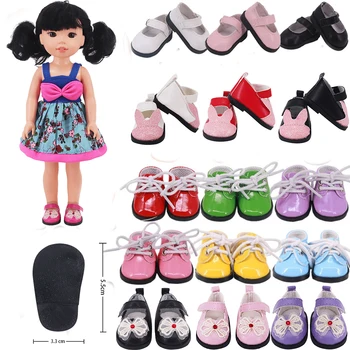 Кукольная Одежда Обувь 5 см Для 14-Дюймовых Кукол Wellie Wisher и 32-34 см Paola Reina Обувь Для Кукол 20 см Kpop Star EXO Doll, Детская Игрушка