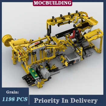 Модуль подъемного механизма серии GBC Мотор MOC Строительные блоки Технологические Кирпичи Коллекция головоломок Детские игрушки Подарки